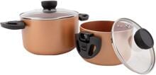 Bo-Camp Slauson Compact 2 Topfset Kochgeschirr Camping Wohnwagen Wohnmobil