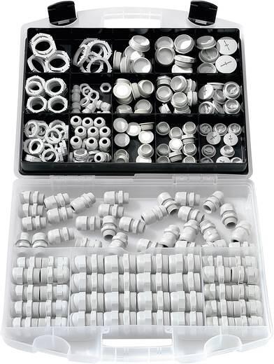 Wiska 69995 Set Kabelverschraubung Sortiment Aktionskoffer weiß