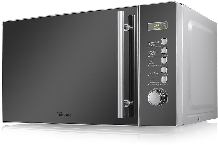 Tristar MW-2705 Stand-Mikrowelle 20 Liter 800 Watt 230V Camping Wohnwagen Outdoor edelstahl