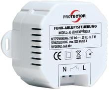 Protector AS 6020 Funk Einbau-Abluftsteuerung 1000 Watt 50m Reichweite weiß