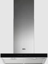 AEG DBE5660HB Dunstabzugshaube Wandhaube 60cm breit 4 Stufen Hob²Hood-Funktion TouchControl Edelstahl schwarz