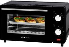 Clatronic MB 3746 Minibackofen Pizzaofen 8 Liter 36cm breit 650 Watt Oberhitze Unterhitze schwarz