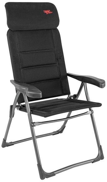 Crespo AP/213 Air Deluxe Compact Campingstuhl Klappstuhl Outdoor schwarz