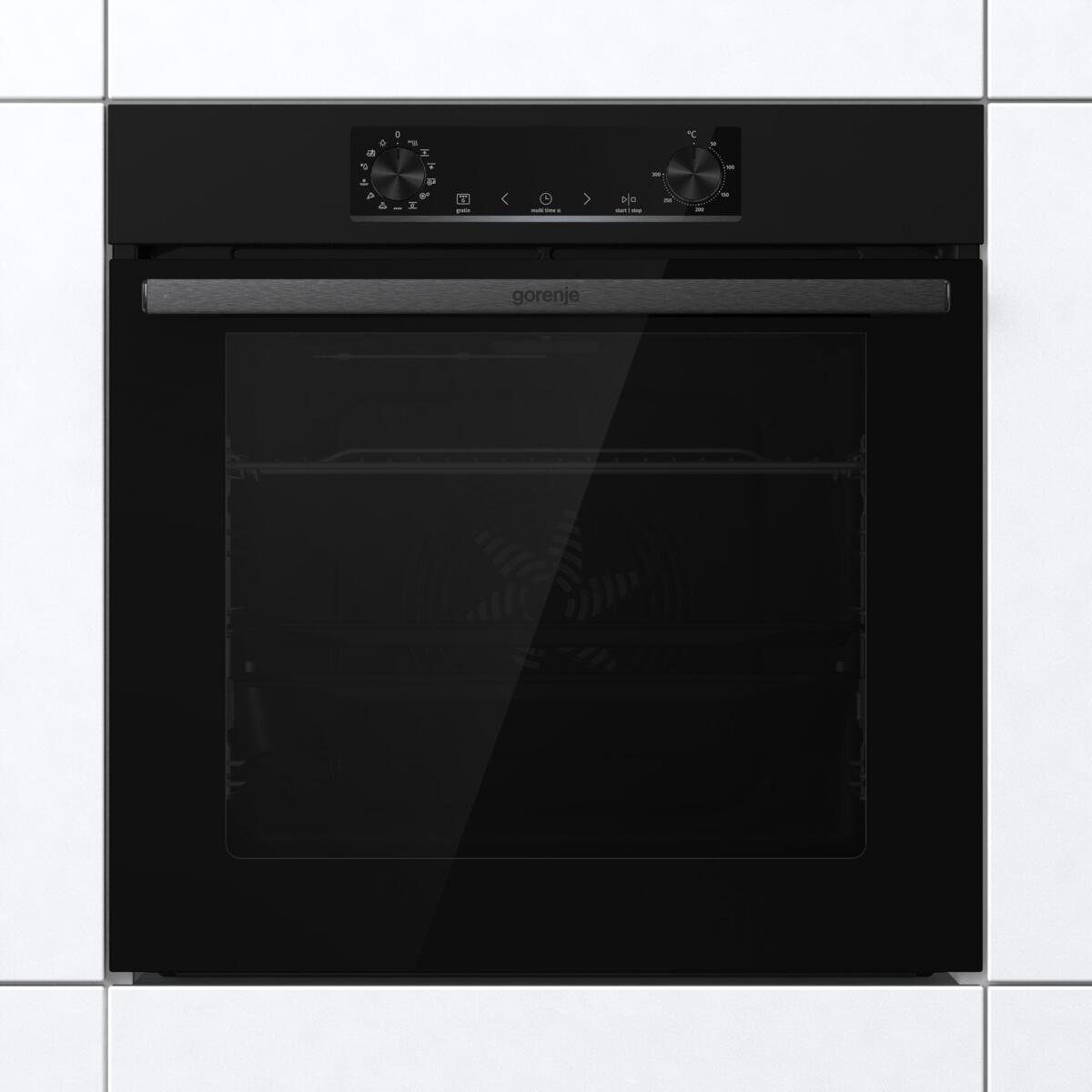 Gorenje BOS6737E06B Einbau-Backofen 60cm breit 77 Liter Kindersicherung DC+ PerfectGrill schwarz
