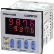 Panasonic LC4HR424J digitaler Vorwahlzähler Impuls-Zähler Einbauinstrument 250V/AC