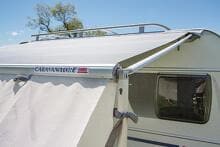 Fiamma Caravanstore XL 310 Wohnwagen-Markise Auszug 250cm Länge 316cm Camping royal grey grau