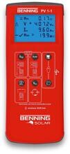 Benning PV 1-1 Installationstester Spannung Strom Isolationswiderstand PV-Anlagentest USB rot