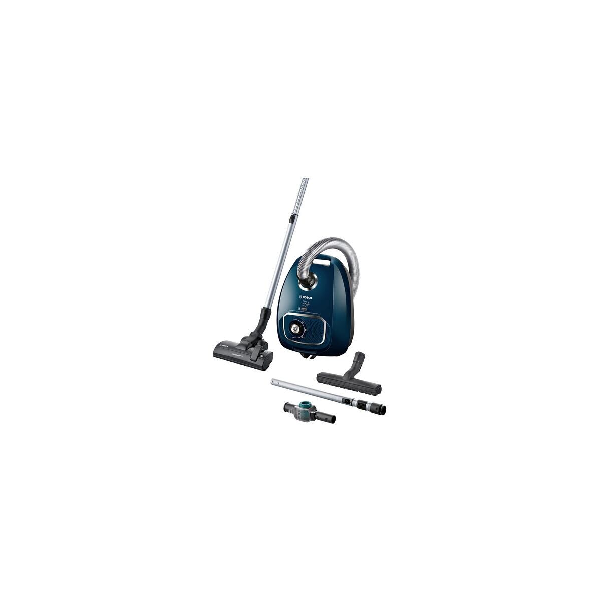 Bosch BGLS4A444 Staubsauger Bodenstaubsauger Beutel 700W Parkettbürste blau