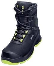 1 Paar Uvex 6875242 S3 PUR Sicherheitsstiefel Arbeitsstiefel S3 W11 Größe 42 schwarz gelb
