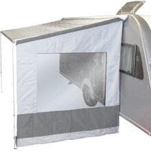 Bo-Camp Universal Seitenwand Markisen-Seitenwand 234x250cm Camping Wohnwagen Wohnmobil grau
