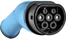 Akyga AK-SC-E17 Ladestecker für Ladekabel 3-phasig Typ 2 32A blau