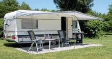 Eurotrail Combi Gr. 850 Sonnendach Sonnensegel Vordach 826-850cm Camping Wohnwagen Wohnmobil grau