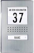 M-e Modern-Electronics ADV 110.1 EG Türsprechanlage Audio-Sprechanlage Außeneinheit Einfamilienhaus Edelstahl
