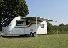 Dometic Revo Zip Sackmarkise Auszug 250cm Länge 350cm Camping Wohnwagen eloxiert grau