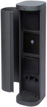 BOLD 10636 Gartensteckdose 2fach Timer per App steuerbar programmierbar 9,5x13,5x38,5cm anthrazit