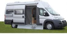 Hindermann Insektenschutzvorhang Moskitonetz für Fiat Ducato ab Bj. 07/2006 Schiebetür hoher Türausschnitt rechts schwarz