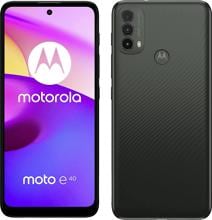 Motorola Moto E40 6,5" Smartphone Handy 64GB 48MP Dual-SIM Gesichtserkennung Android dunkelgrau