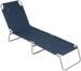 Bo-Camp Liegestuhl Campingliege Terrasse Outdoor dunkelblau