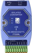 TRU COMPONENTS TC-12626056 TC-E810-U15 Seriell Umsetzer Schnittstellen-Modul USB RS-422/485 SUB-D9