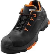 1 Paar uvex 2 Sicherheitsschuhe Arbeitsschuhe S3 Größe 40 Leder schwarz orange
