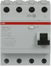 ABB FH204 AC-40/0.1 FI-Schutzschalter Fehlerstromschutzschalter Typ AC DIN-Schiene grau
