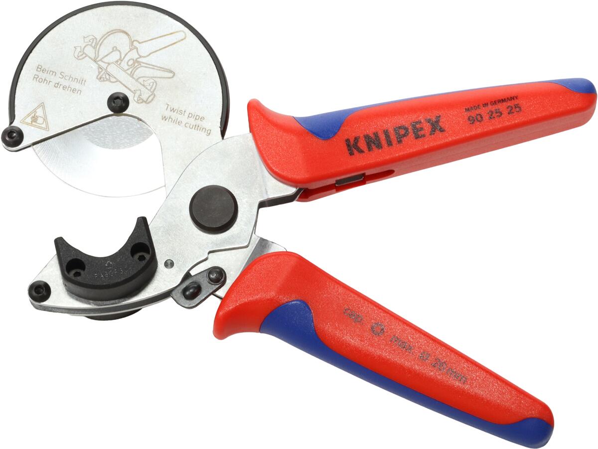 Knipex 90 25 25 Rohrschneider für Verbundrohre und Kunststoffrohre bis Ø 26mm
