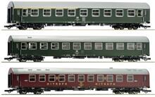 Roco 6200029 H0 H0 3er-Set Reisezugwagen Modellbahn-Lokomotive Personenwagen DR Epoche IV