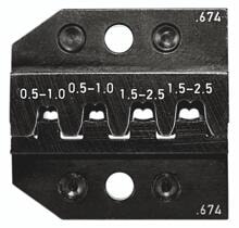 Rennsteig Werkzeuge 624 674 3 0 Crimpeinsatz Modularstecker 0,5-2,5mm² für Rennsteig Werkzeuge PEW 12