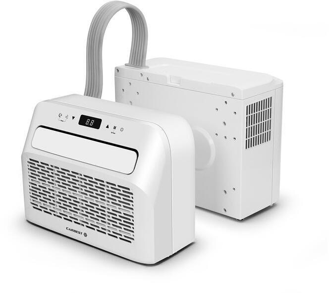 Carbest Split-Klimagerät Klimaanlage 5000BTU/h 1465 Watt Caravan Camping Wohnmobil weiß