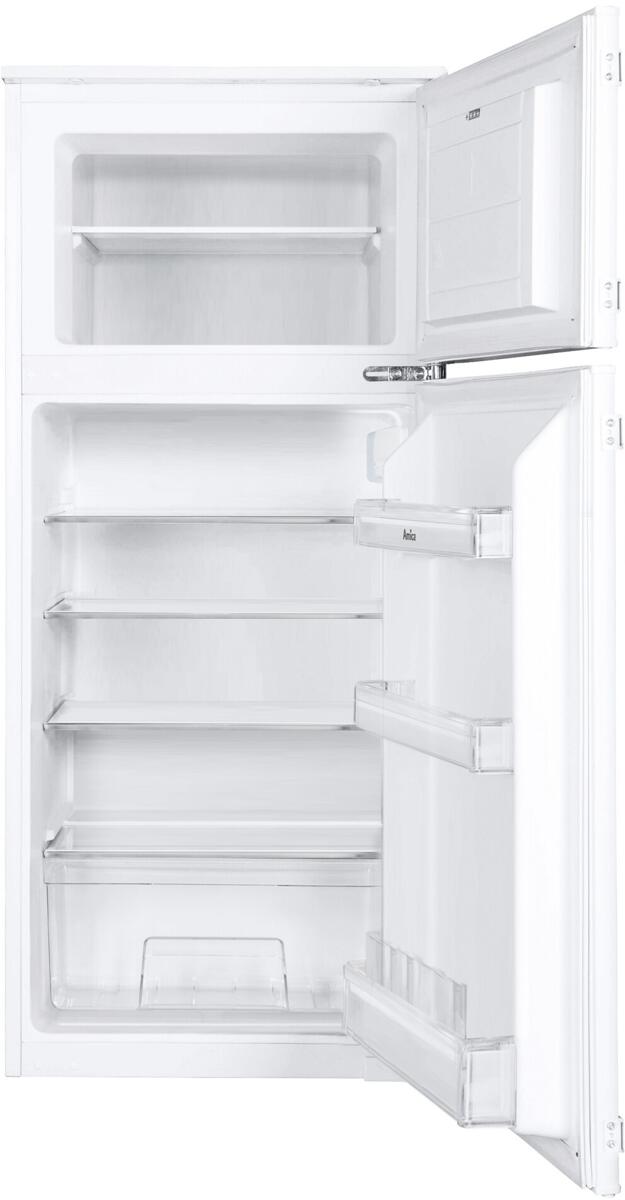 Amica EDTS 372 901 Einbau-Kühl-Gefrierkombination 54cm breit 170 Liter Steuerung Tür-Offen-Alarm Inverter Kompressor Schlepptür-Technik weiß