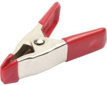 40 Stück Toolcraft 1586228 Federklemme Metall teilgummiert 50mm