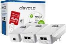 Devolo Magic 2 Powerline WiFi Multiroom Starter-Kit Erweiterungsadapter 2,4GBit/s WLAN weiß