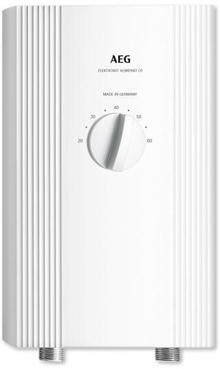 AEG DDLE Kompakt OT 11/13 Durchlauferhitzer Warmwasserbereiter Übertischmontage 13kW elektronisch weiß