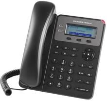 Grandstream SIP GXP-1615 Telefon VoIP PoE Farbdisplay schnurgebunden grau schwarz