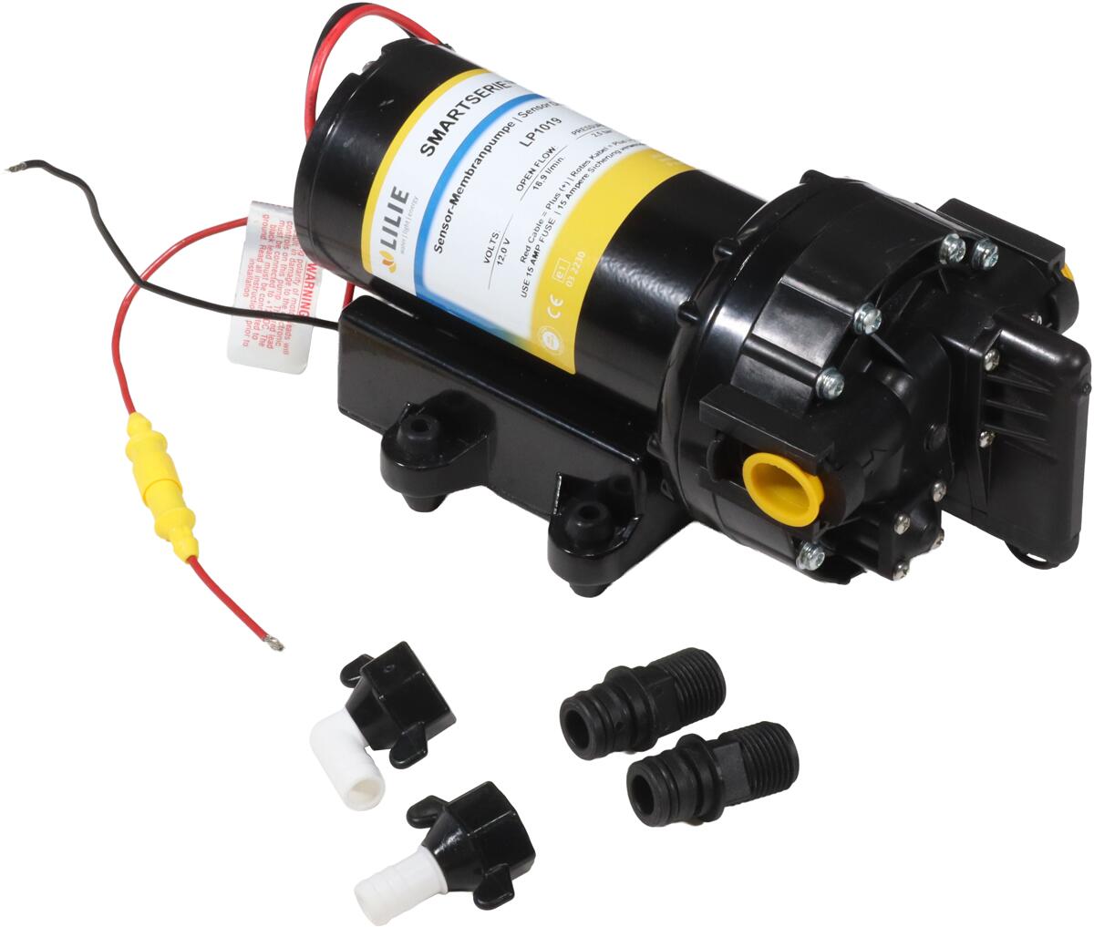 Lilie Smart LP1019 Druckpumpe Membranpumpe Sensorpumpe Wohnwagen-Wasserpumpe 18,9l/min 2,5bar Camping