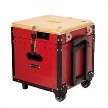 iKamper Aioks All-In-One Campingküche Küchensystem 2 Kocher Outdoor rot