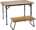 Defa Flex 3-in-1 Bambus Esstisch Campingtisch 155x78cm