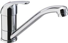 RK Reich Kama Keramik Einhebelmischer Wasserhahn Waschbeckenarmatur 6bar Metallauslauf 160mm silber