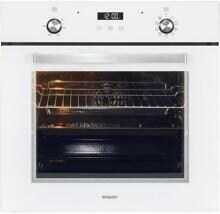 Exquisit EBE76-9-H-020 Einbau-Backofen 59,5cm breit 76 Liter Grill 9 Funktionen Pizzaprogramm Versenkknebel Timer weiß