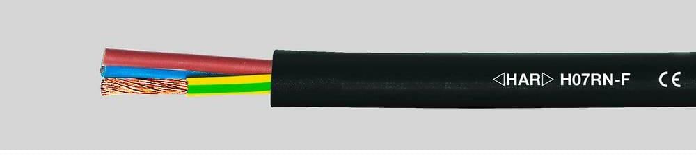 100 Meter Helukabel H07RN-F Gummischlauchleitung Gummikabel Baustellenkabel 2x1mm² schwarz