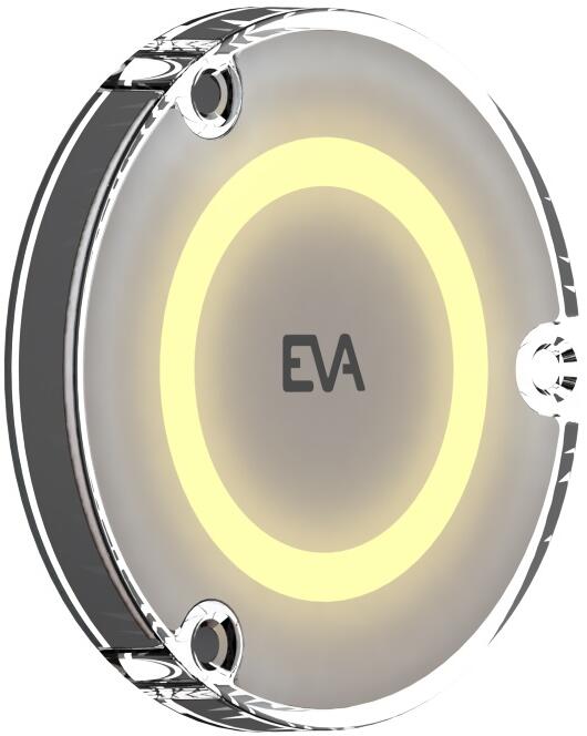 EVA SubAqua LED Unterwasserscheinwerfer 25W 24VDC Kunststoff warmweiß 10m Kabel