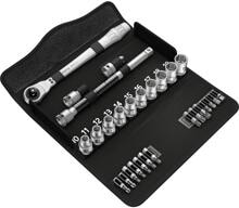 Wera Zyklop Metal 8100 SC 8 Steckschlüsselsatz Kreuzschlitz Torx Innensechskant metrisch 1/2" 28tlg.