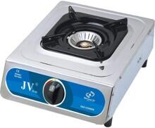 Cago Jove Electronics JV-02c Gaskocher Gasherd Campingkocher 1-flammig 4000W Stellfeld Turbo Edelstahl
