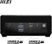MSI Cubi N ADL S-219XDE Mini PC Desktop Intel N N100 3,4GHz 8GB RAM 128GB SSD Intel UHD Graphics Windows schwarz