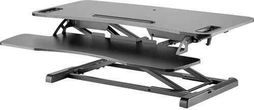 Digitus DA-90380-1 Sitz-Steh-Schreibtischaufsatz Laptopständer Höhenbereich 100-500mm schwarz