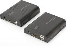 Digitus DS-55202 HDMI Netzwerk KVM-Extender-Set Verlängerung Receiver 1920x1080P USB schwarz