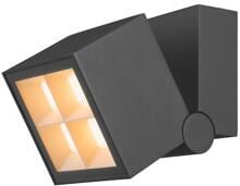 SLV S-Cube Wandaufbauleuchte Deckenaufbauleuchte IP65 2700/3000K PHASE dimmbar anthrazit