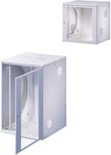 Rittal 7507.030 19" Netzwerkschrank FlatBox Wandgehäuse 600x758x400mm 15HE Stahlblech lichtgrau