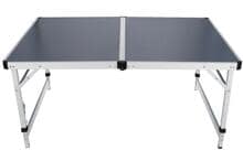 Isabella Klapptisch Campingtisch Garten Terrasse 120x80x70cm silber
