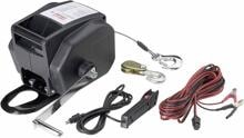HP Autozubehör 20604 elektrische Seilwinde Autoseilwinde Funkseilwinde 2700kg Zugkraft rollend schwarz silber